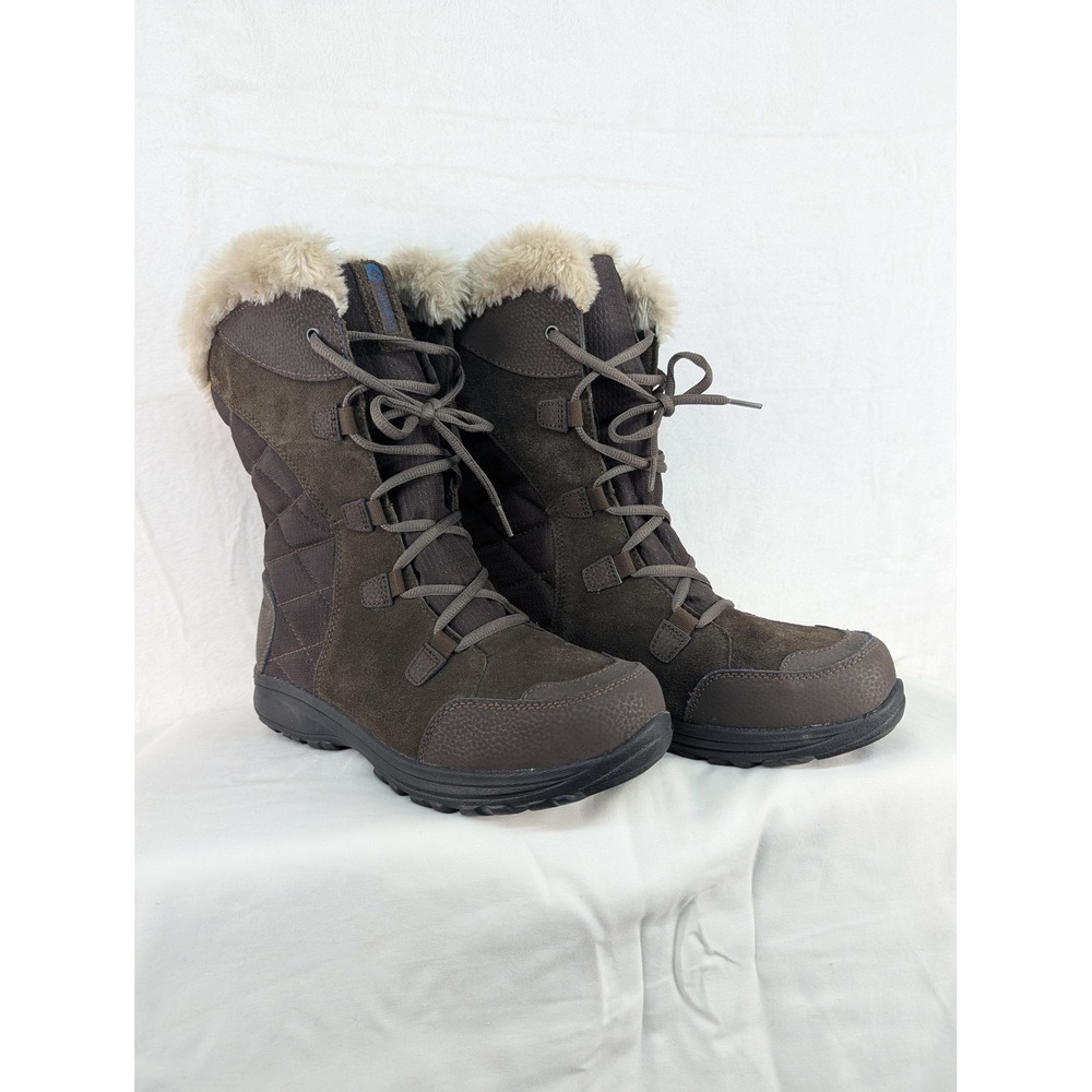 Columbia Minx Mid II Omni-Heat Waterproof Winter Boots‎ Brown Womens 10 - Picture 10 of 10